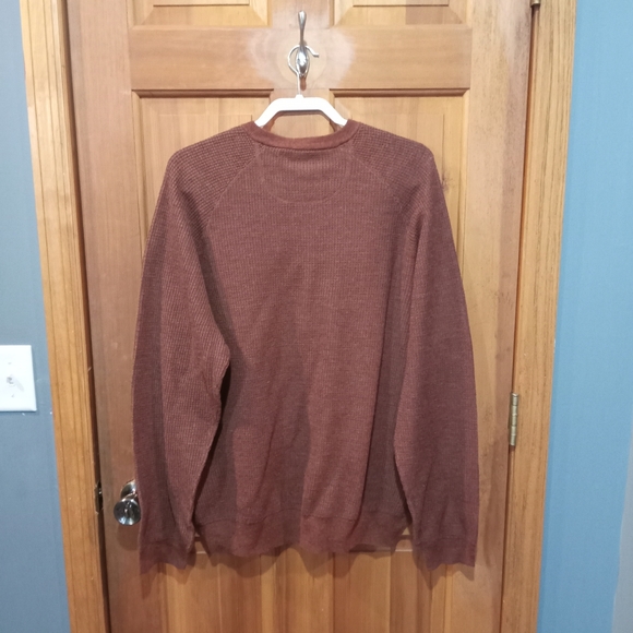 NWT Joseph Abboud merino wool blend brown sweater size XXL - Picture 2 of 5